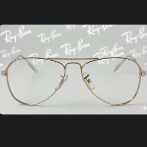 Authentic Ray-Ban kids designer signature aviator prescription eyeglasses frames